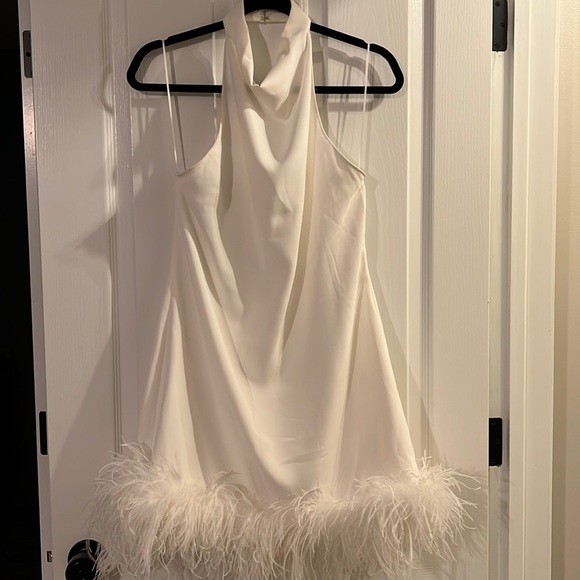 Amanda Uprichard Dresses & Skirts - Amanda Uprichard white dress/bridal/bachelorette party/size large/worn 1x